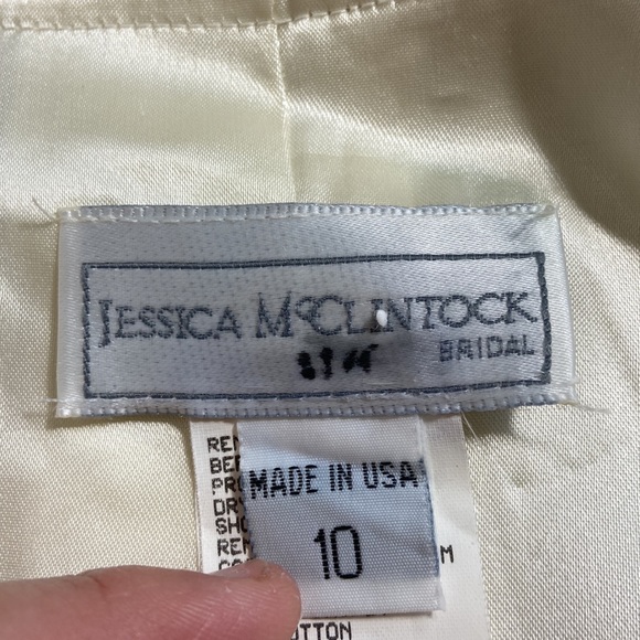 Jessica McClintock Vintage Bridal Blazer Size 10 - Picture 13 of 13